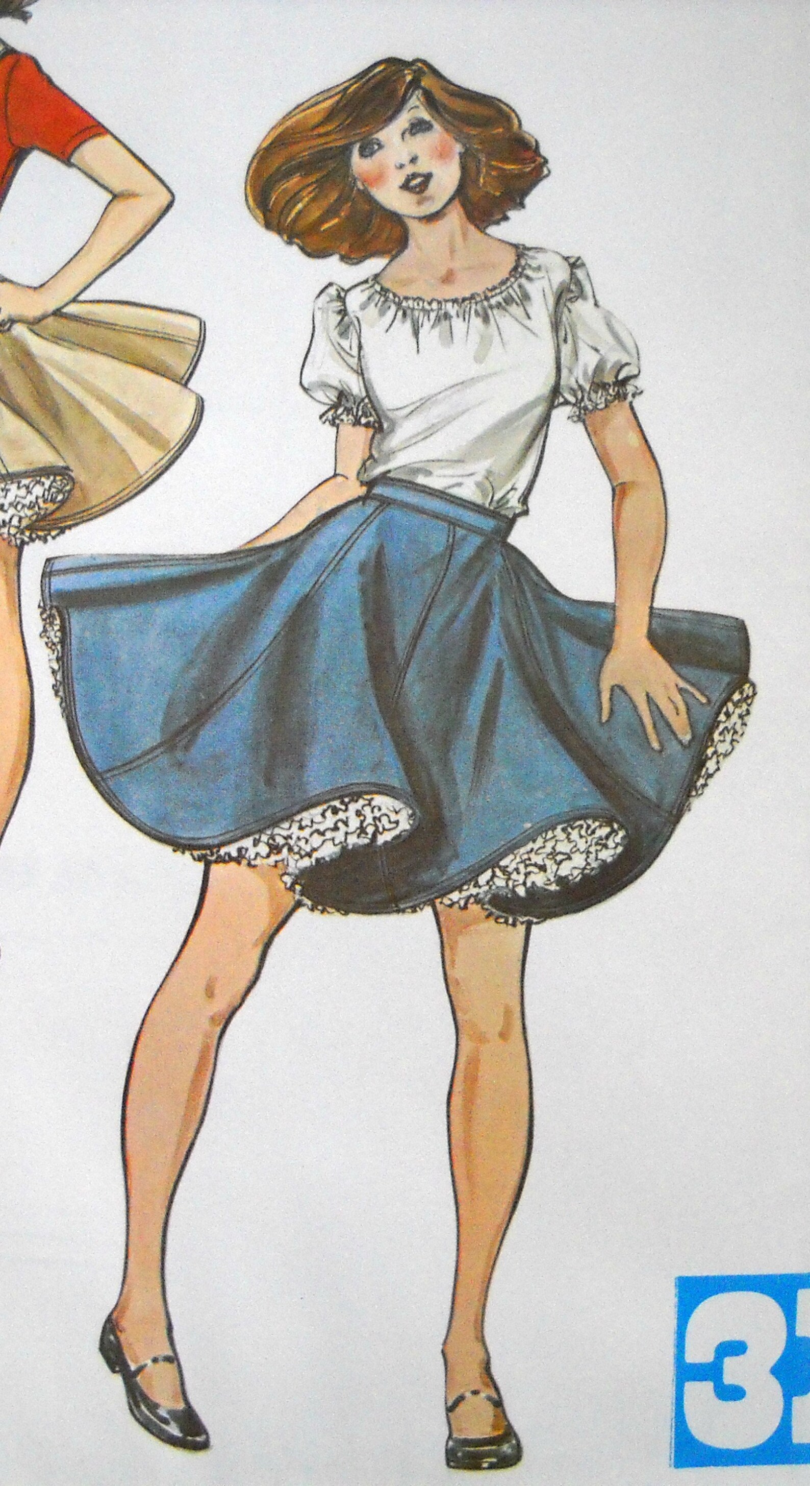 Authentic Patterns 311 Girls Square Dance Dress Pattern Sizes Etsy