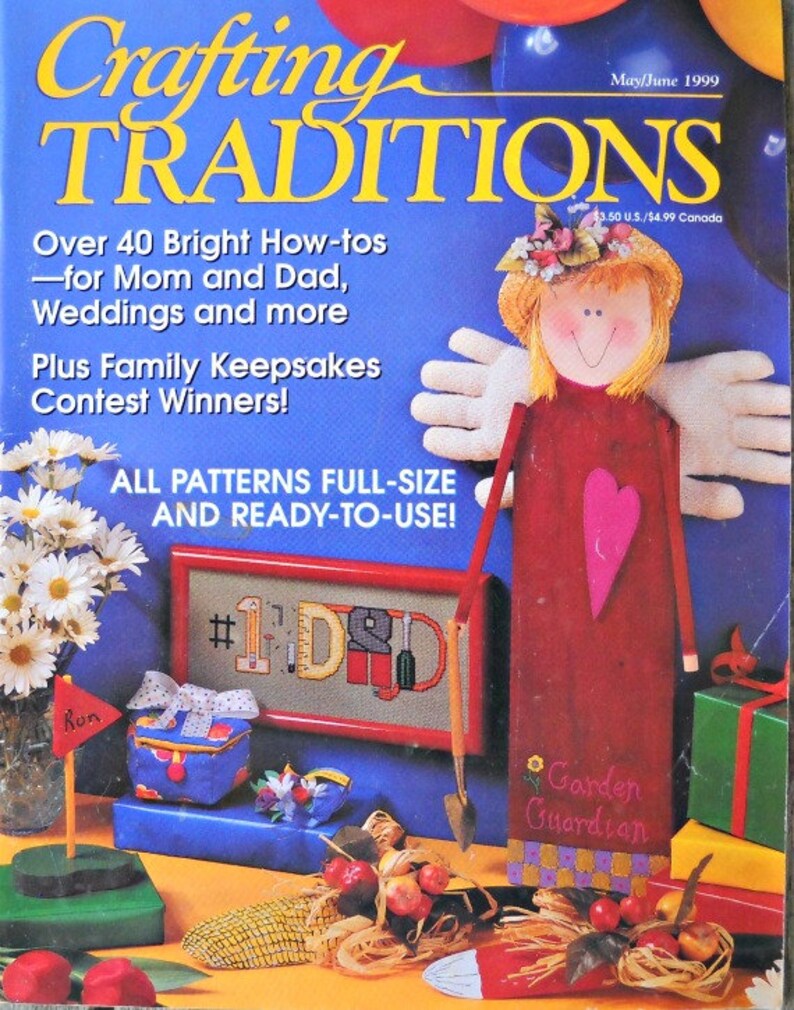Crafting Traditions Magazine May June 1999 Arts and Crafts Patterns