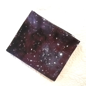 Space Quilt Fabric: Purple Cotton Fat Quarter - Blank Quilting Destash