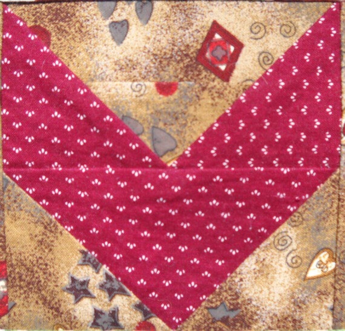 Heart Cat Paper Pieced Quilt Block Pattern Basket Cat Quilting Etsy