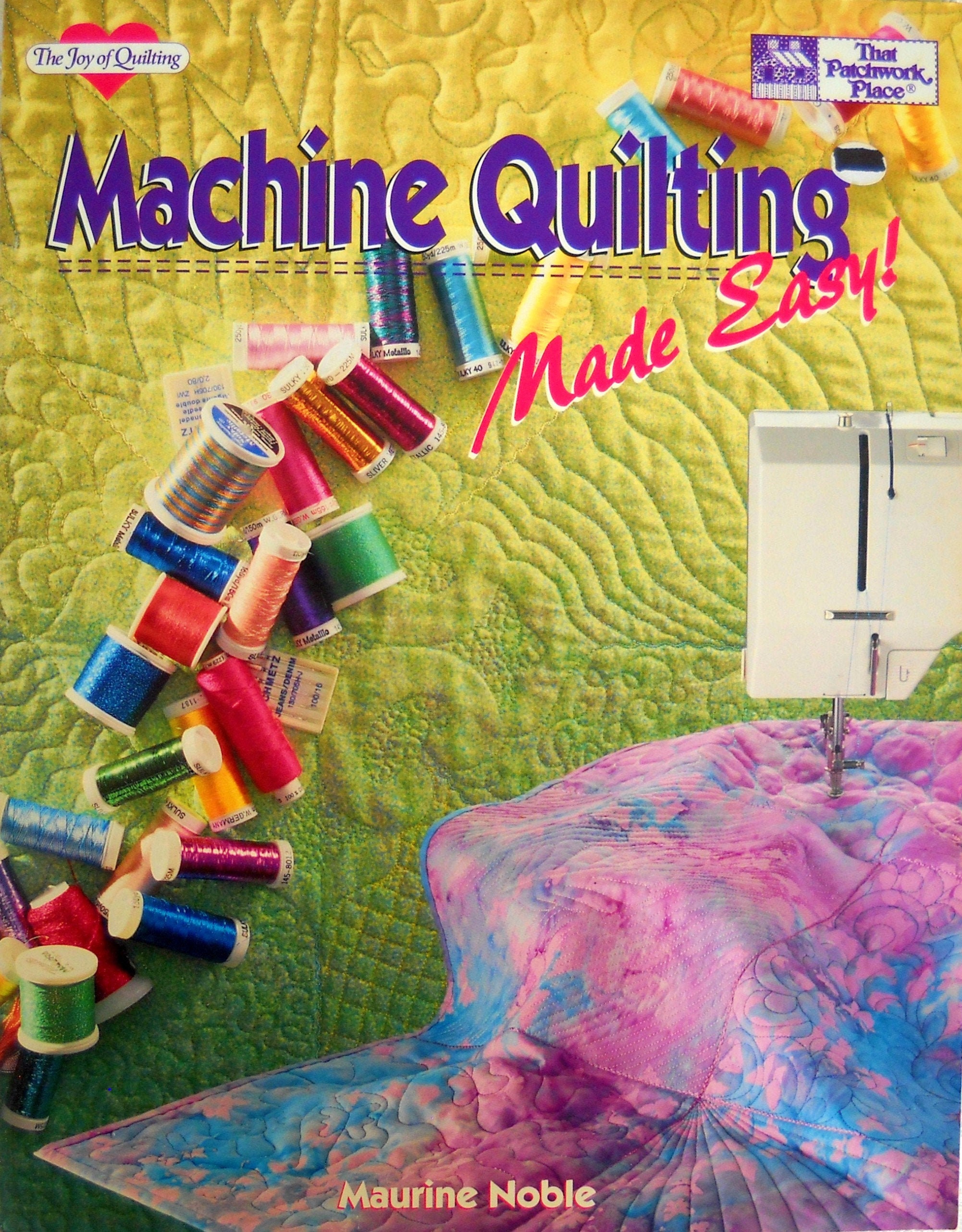 Machine Quilting Made Easy Quilt Book Maurine Noble That Etsy