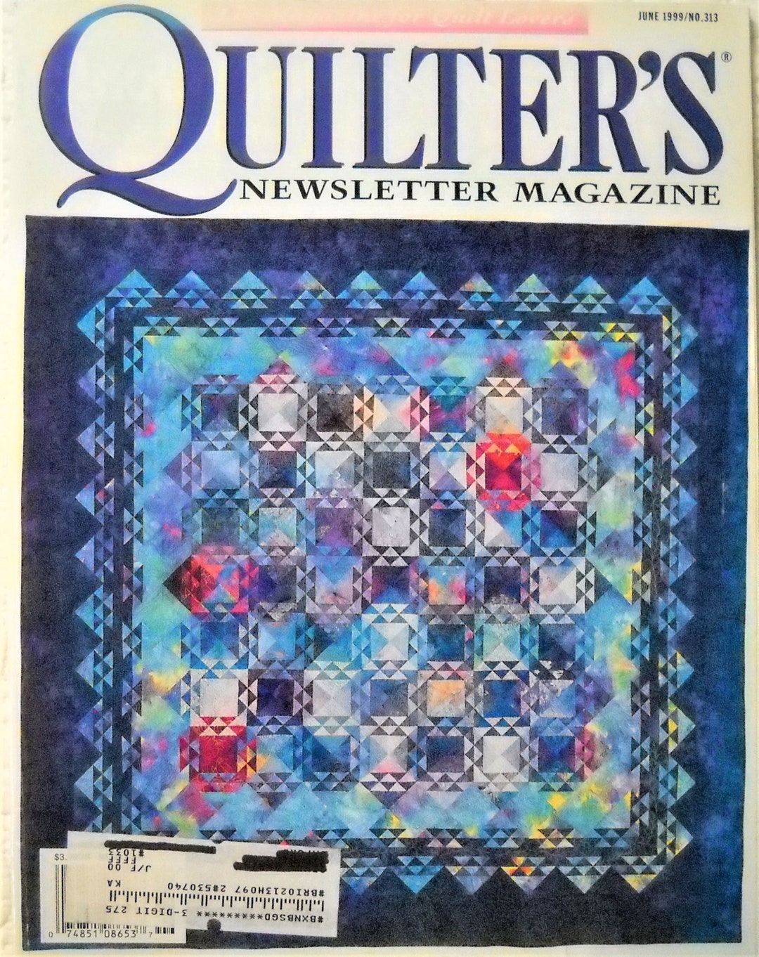Quilter's Newsletter Magazine Issue No. 313 Vintage June Etsy