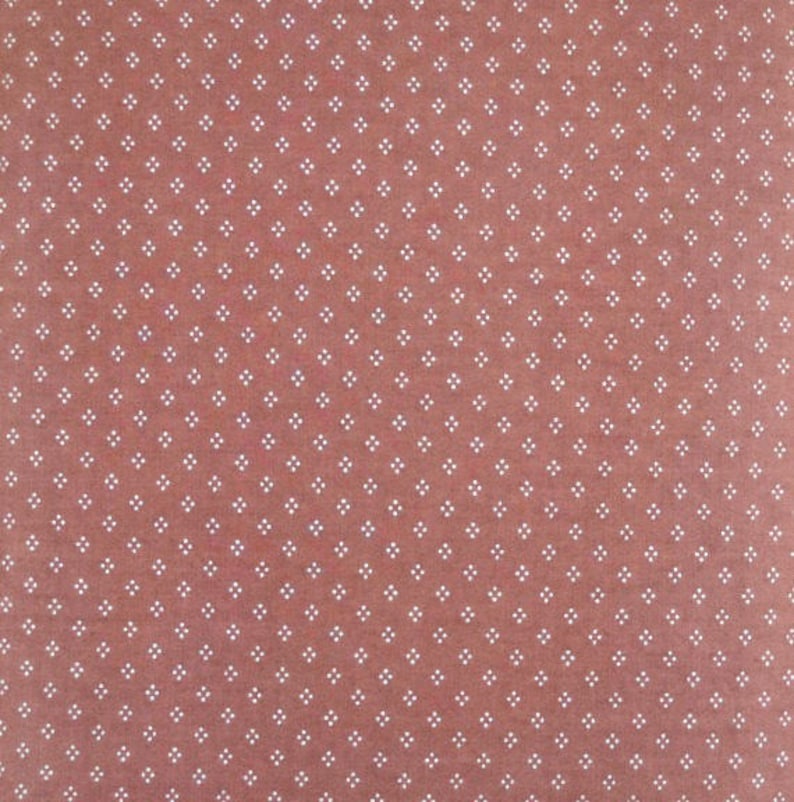 Pink Diamond Dot Fabric, Cotton Polyester Blend, Sewing Material bild 2
