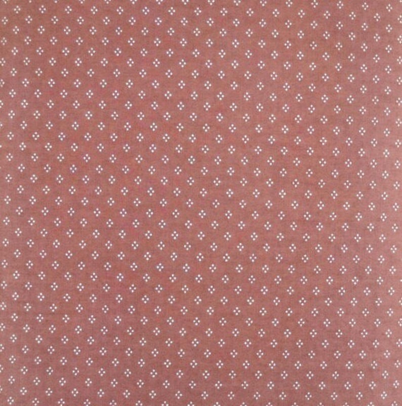 Pink Diamond Dot Fabric, Cotton Polyester Blend, Sewing Material bild 1