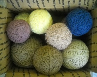 Weaving Yarn Surprise Box Cotton Warp Yarn Weaving Tapestry Jewelry Making Crochet Primitive Stitching Destash