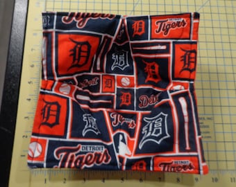 Funda acolchada para microondas con diseño de béisbol de Detroit