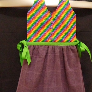 Boxy Rainbow - Hanging Kitchen Towel