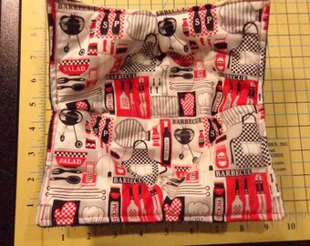 Herramientas para barbacoa - Funda acolchada para recipiente de microondas