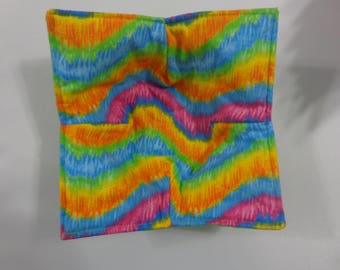 Northern Lights over Pink - Microwave Bowl Cozy