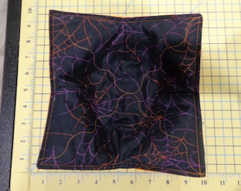 Orange Webs - Funda acolchada para cuenco de microondas