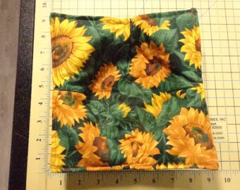 Girasoles Dorados - Funda acolchada para microondas