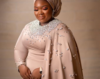 Plus Women Wedding Reception Gown,African mermaid gown, African prom dress, Plus Women Birthday dress, Bride wedding Dress, bridesmaid Dress