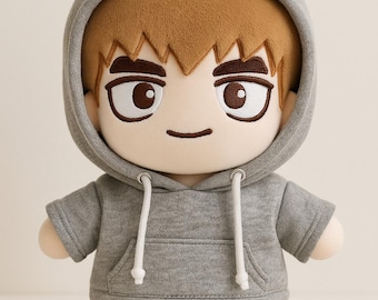 Mini Hoodie for 10cm Dolls Clothes for Dolls, Plush Outfit