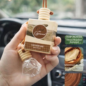 Luxury Car Perfume – Oud Agarwood Scent – Long Lasting Hanging Air Freshener – Oriental Car Fragrance Gift