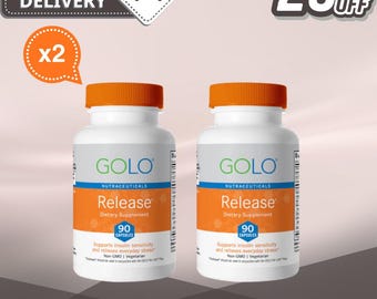 2X GOLO Release Capsules 90 Count Each – Metabolism Support & Weight Balance Supplement