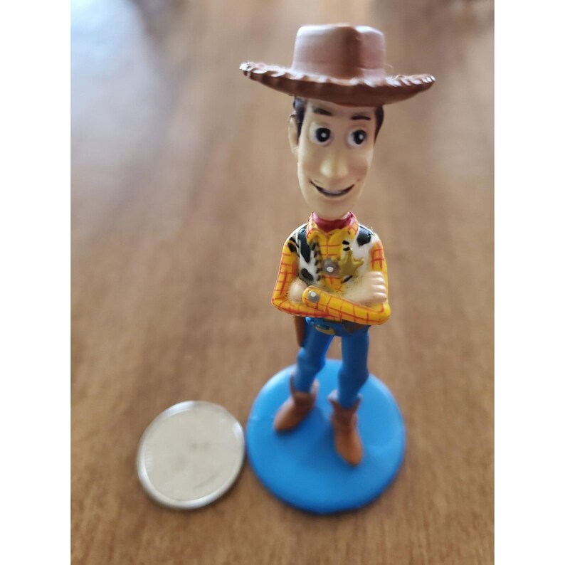 Disney Toy Story Woody With Arms Crossed 3.5" PVC Figure 2001 Hasbro Free Ship image 2