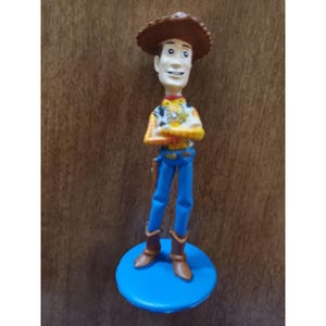Disney Toy Story Woody With Arms Crossed 3.5" PVC Figure 2001 Hasbro Free Ship image 1