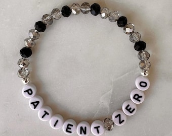 Patient Zero Showgirl Era Swiftie Bracelet - 65 Color Patterns to Choose From - Glass Crystal Beads and 14k Gold-Plated or Silver Accents