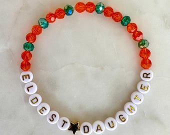 Eldest Daughter Showgirl Inspired Bracelets: Glass Crystal Beads and 14K Gold-Plated Star Accent Bead, The Life of a Showgirl