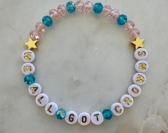 We All Got Crowns Bracelet Lover Album geïnspireerde armband: je moet kalmeren