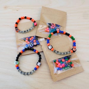 Halloween Bracelet Making Kit: DIY Bead Craft