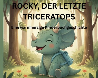 Children's book for ages 3 and up – Rocky, the last Triceratops | A charming read-aloud story as a PDF