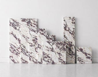 Losa de mármol Calacatta Viola / Piedra decorativa de lujo / Bandeja para mesa de centro