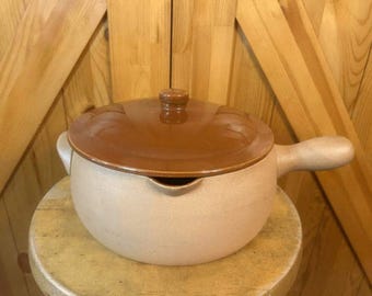 VTG Red Wing Provincial Auflaufform Griff Deckel (5737)