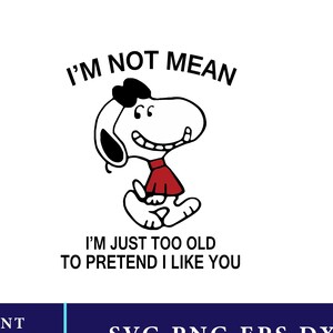 Sarcastic Dog SVG Cut File, Funny Adult Humor Quote (Digital Download)
