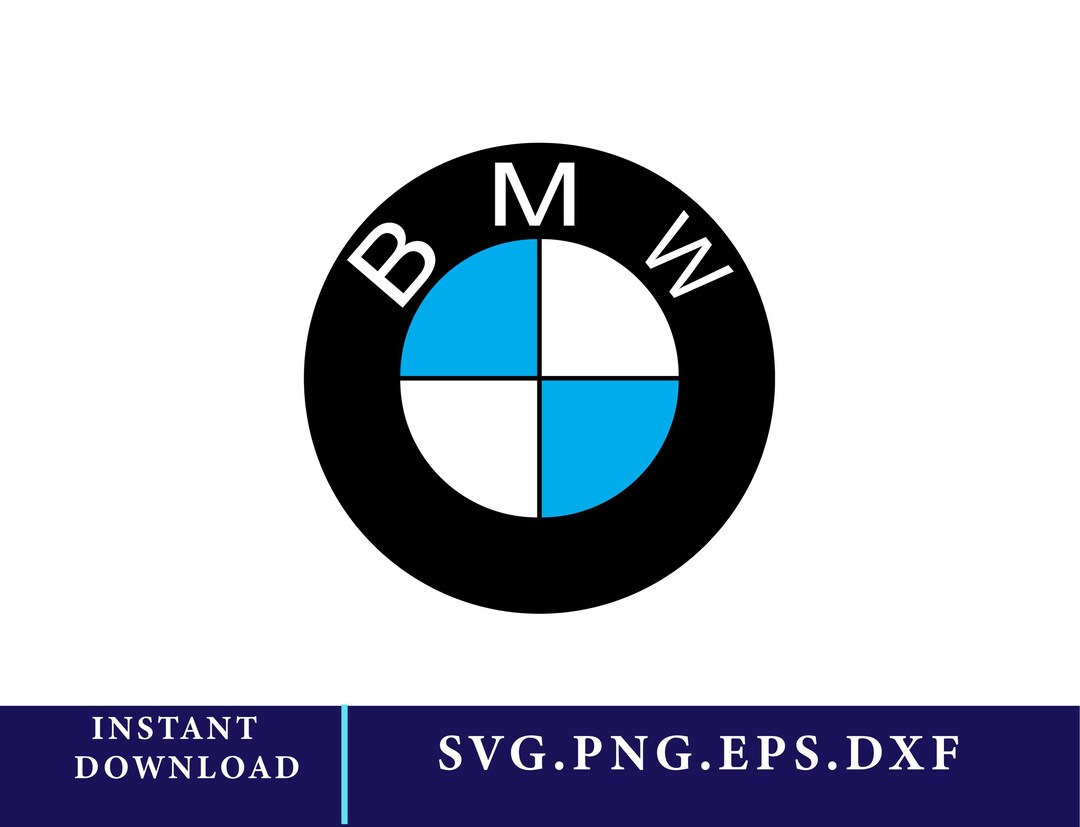BMW Logo Vector Svg Png Ai Dxf Files Formtats Instant Download 