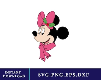 Imágenes prediseñadas de Minnie Mouse en formato SVG, PNG, DXF y EPS - Descarga digital
