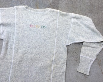WWII Wool USN Undershirt Rare rainbow Stencil Divers Men's Large X-Large