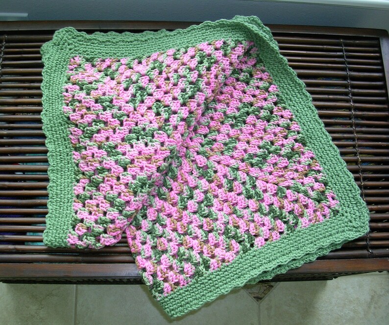 Camo Pink Crochet Baby Blanket Valentine's Day Gift Etsy