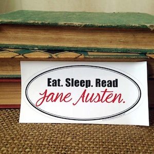 Jane Austen - Pride and Prejudice - Bookish - Book Lovers - Sticker - LS004