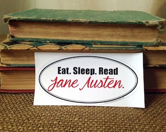 Jane Austen - Pride and Prejudice - Bookish - Book Lovers - Sticker - LS004