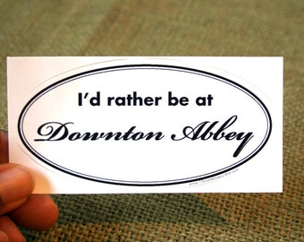 Downton Abbey - Vinyl Sticker - Bookish - Book Lovers - Literature