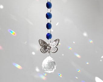 Suncatcher Butterfly hangend kristalraam ornament in geschenkverpakking