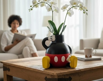 Cartoon Inspired Character Vase – Flower Pot & Decor