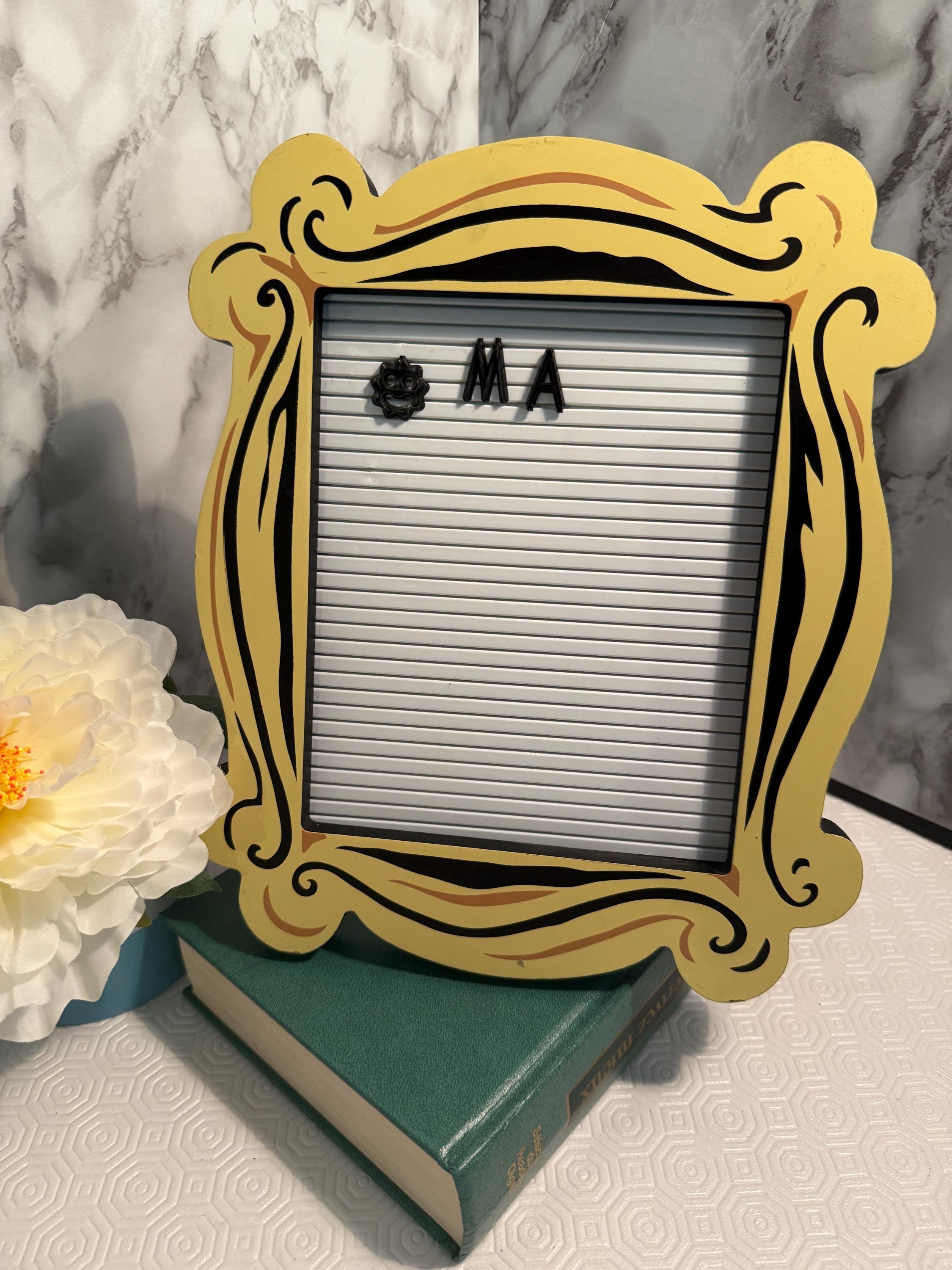 Vintage Friends TV Show Yellow Peephole Frame Message Board