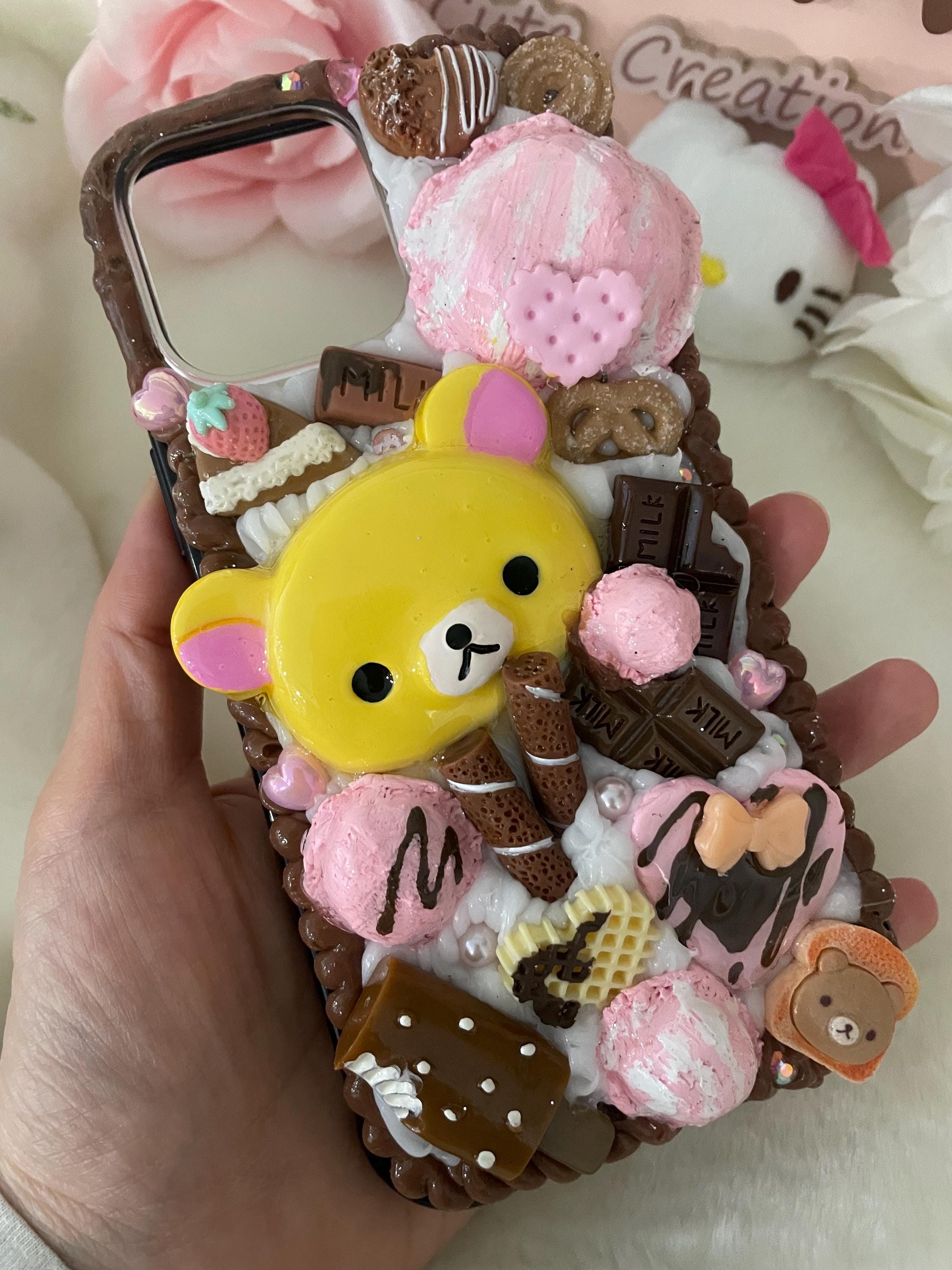 Cartoon Rilakkuma Bear Case Cover in Silicone per iPhone 13 14 15 16 Pro Max Plus  202192403