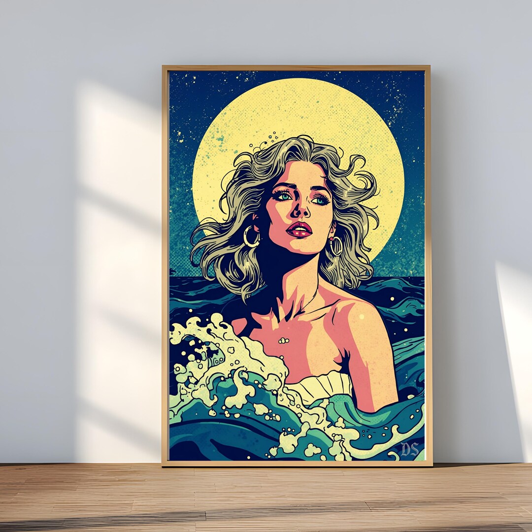 Birth of Venus Pop Art | Greek Goddess Aphrodite | Divine Feminine ...