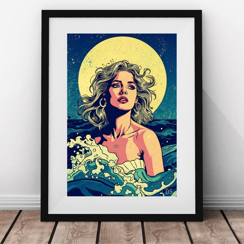 Birth of Venus Pop Art | Greek Goddess Aphrodite | Divine Feminine ...
