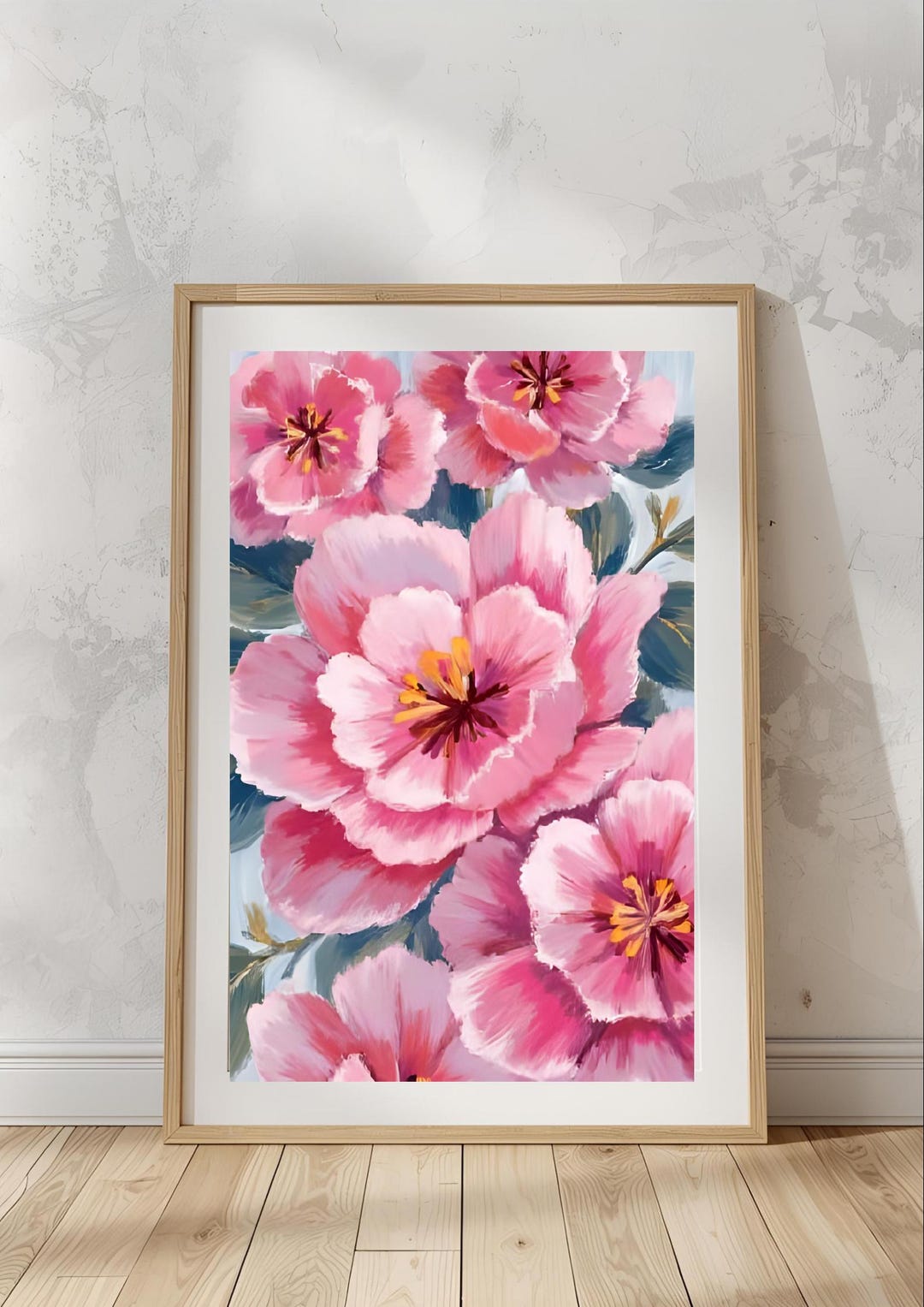 Peony Wall Art – Watercolor Flower Poster in Pink | Peonies - Etsy