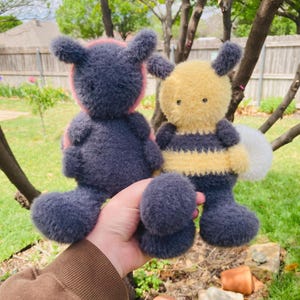 Cuddle Bugs, Bee and Ladybug Crochet Pattern, PDF Instant Download, Amigurumi Pattern