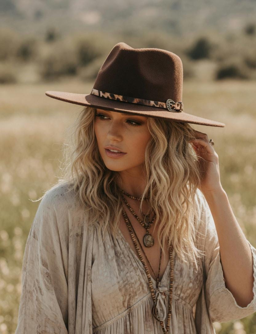 Flat Brim Country Hats - Etsy