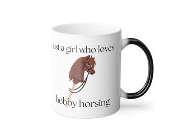 Hobby Horse Color Morphing Mug, Heat Reveal Design