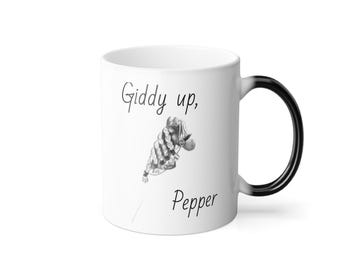 Personalized Hobby Horse Color Changing Mug