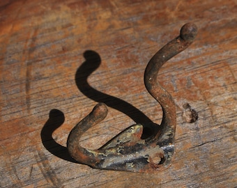 Antique Cast Iron Wall Hook, Early 20th Century