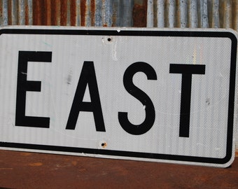 Vintage PennDOT Straßenschild, OST, 15 "x 30"