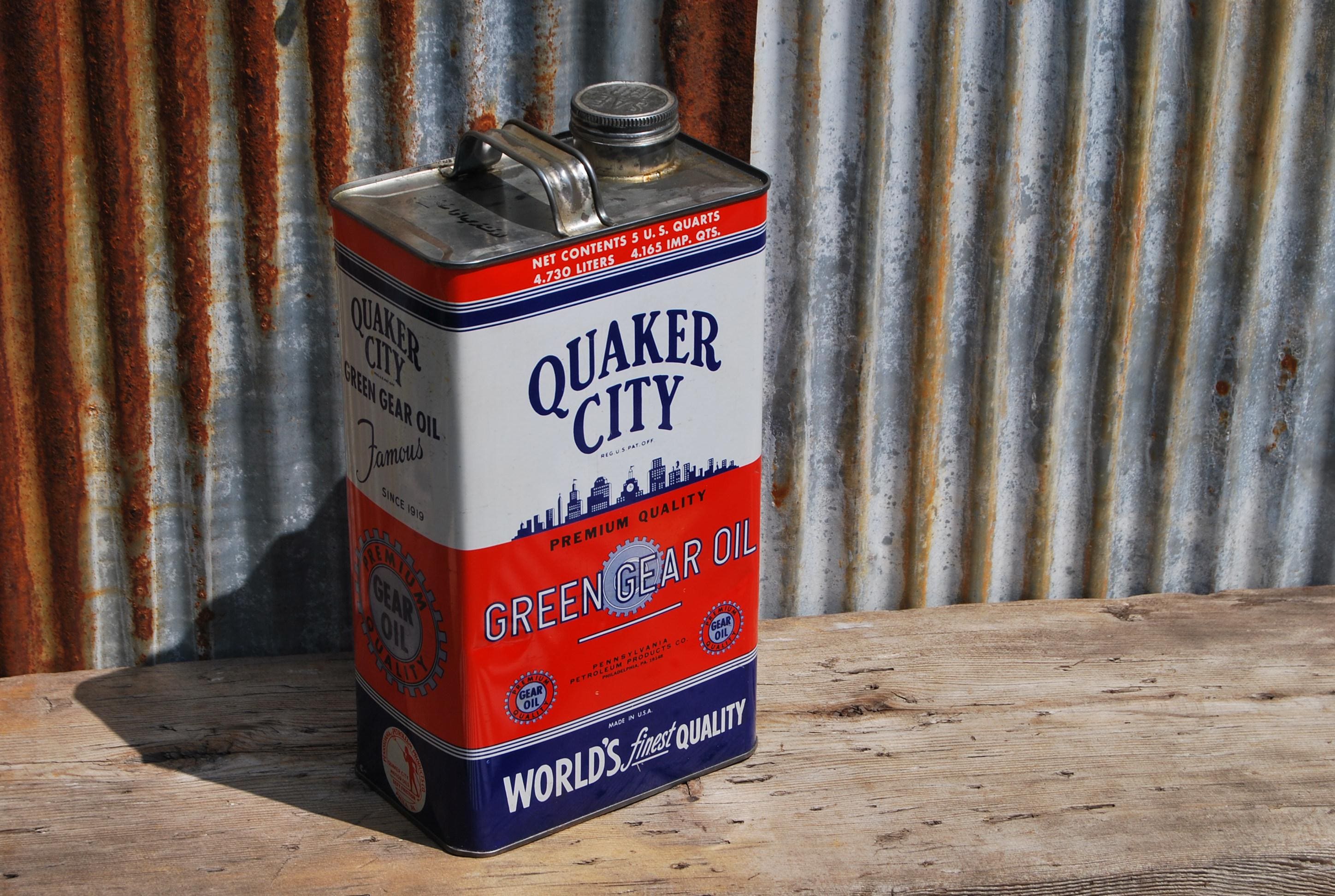 Quaker State Oil Can - Etsy